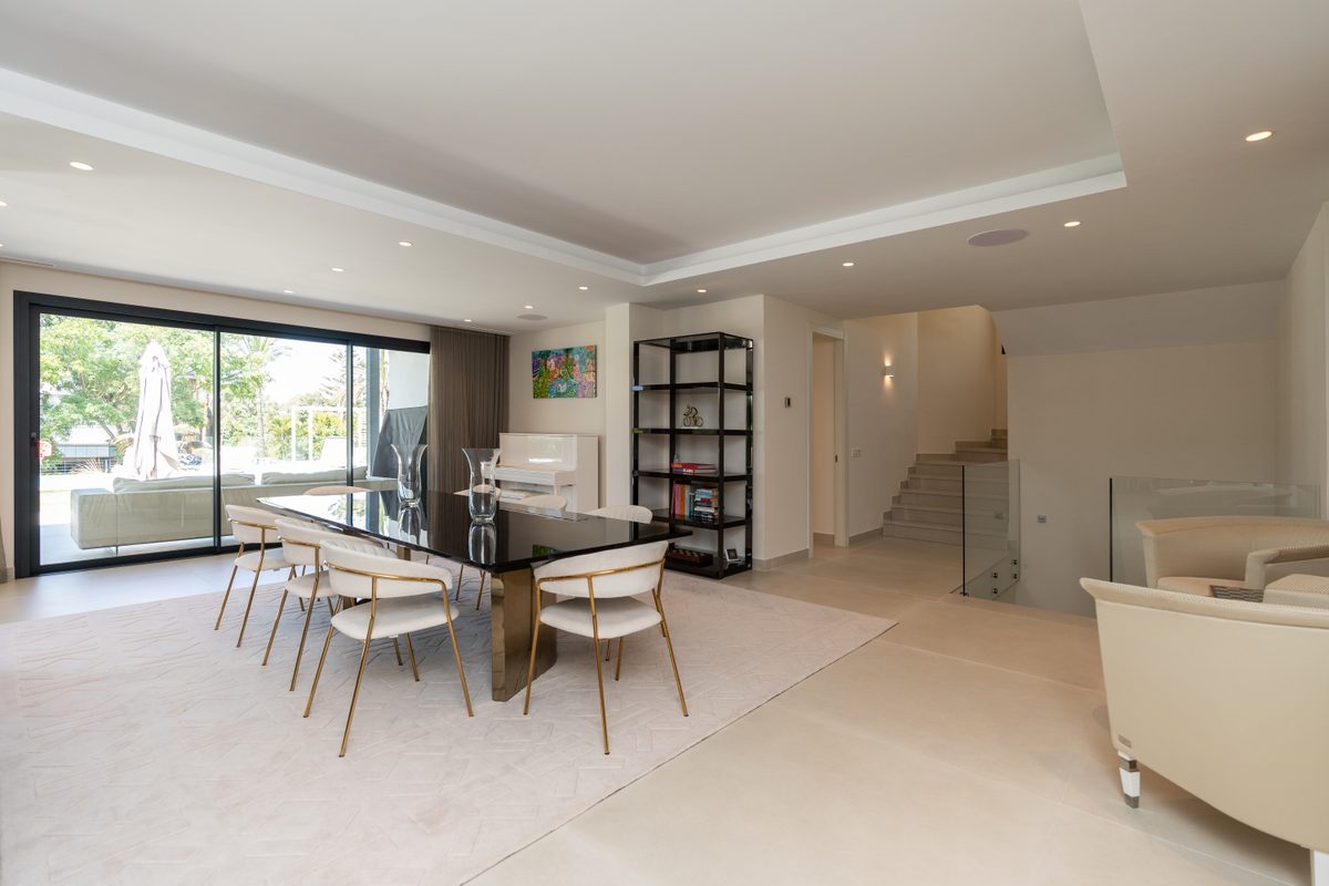 Dining area opening to the outside